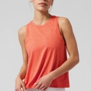 Athleta Uptempo Workout Tank Coral Size Large